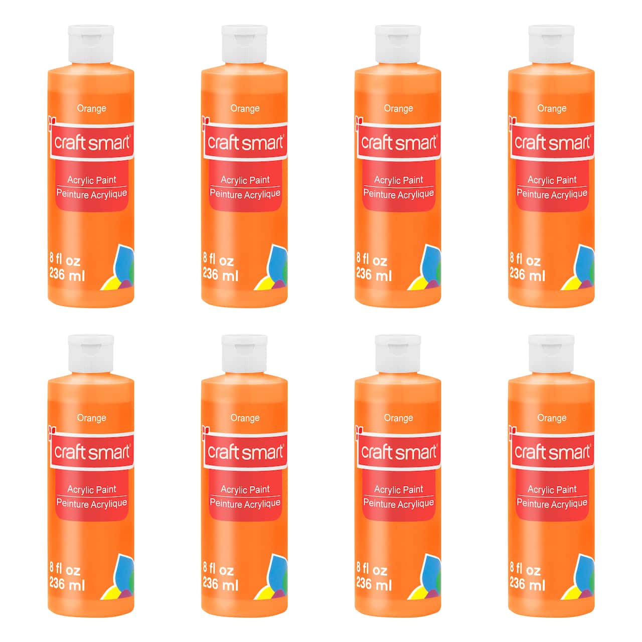 8 Pack: 8oz. Acrylic Paint by Craft Smart®